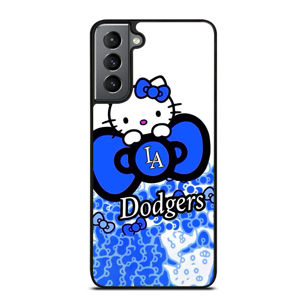LA DODGERS MLB HELLO KITTY Samsung Galaxy S21 Plus Case Cover