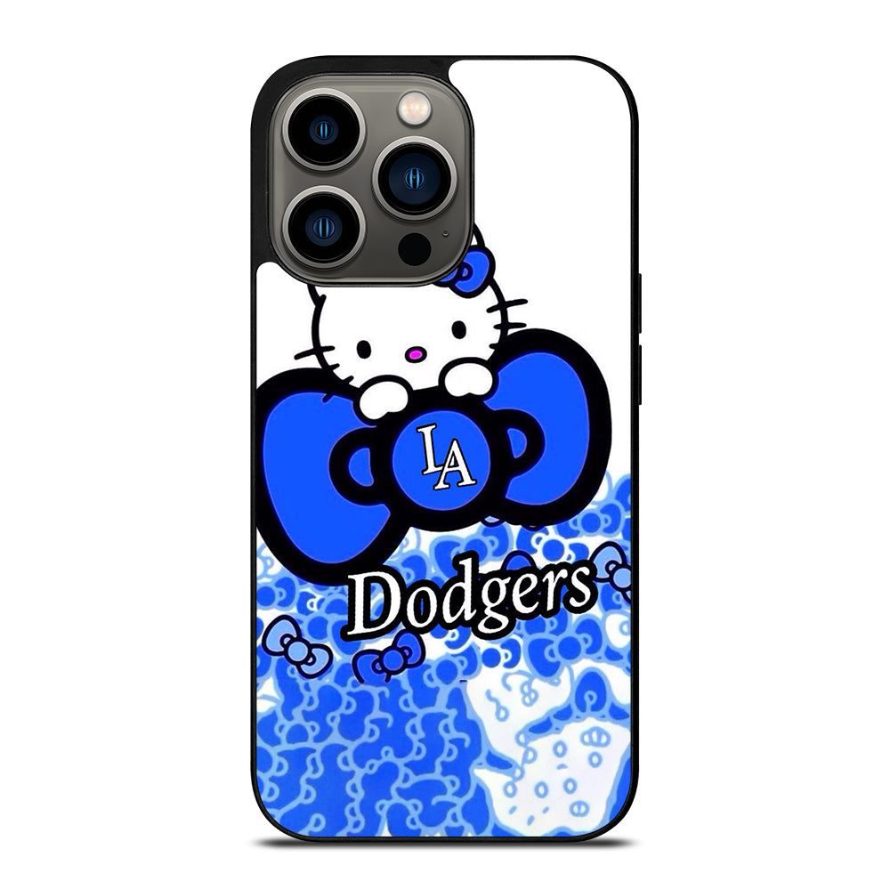 LA DODGERS MLB HELLO KITTY iPhone 13 Pro Case Cover