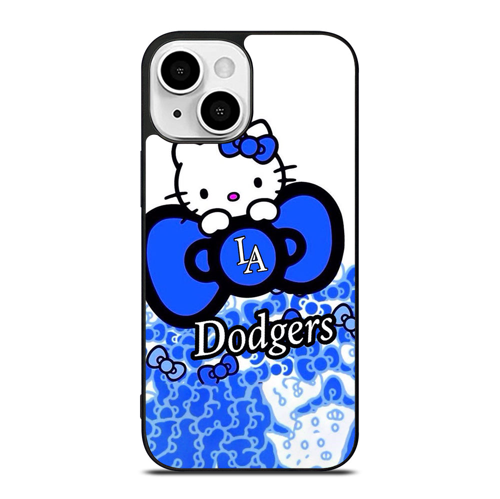 LA DODGERS MLB HELLO KITTY iPhone 13 Mini Case Cover