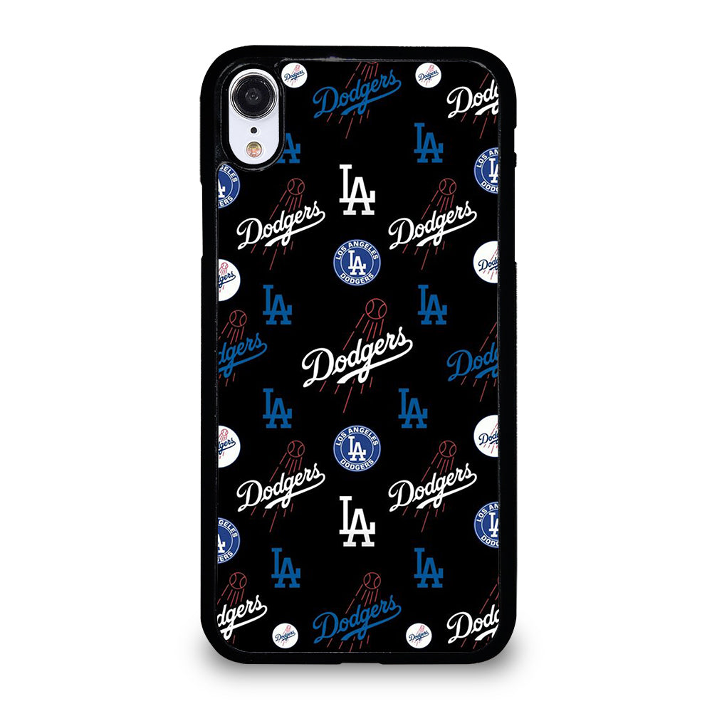 LA DODGERS PATTERN ICON iPhone XR Case Cover