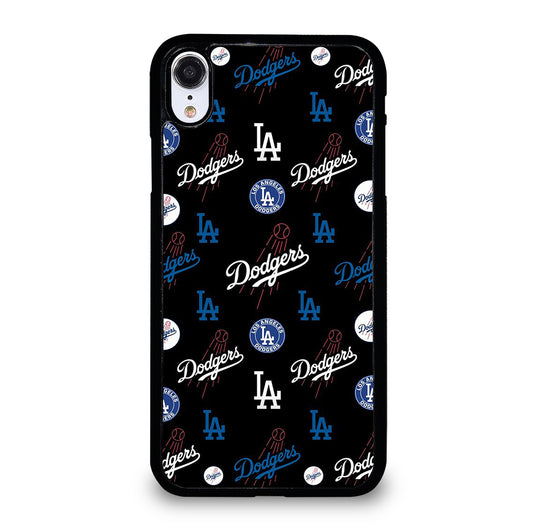 LA DODGERS PATTERN ICON iPhone XR Case Cover