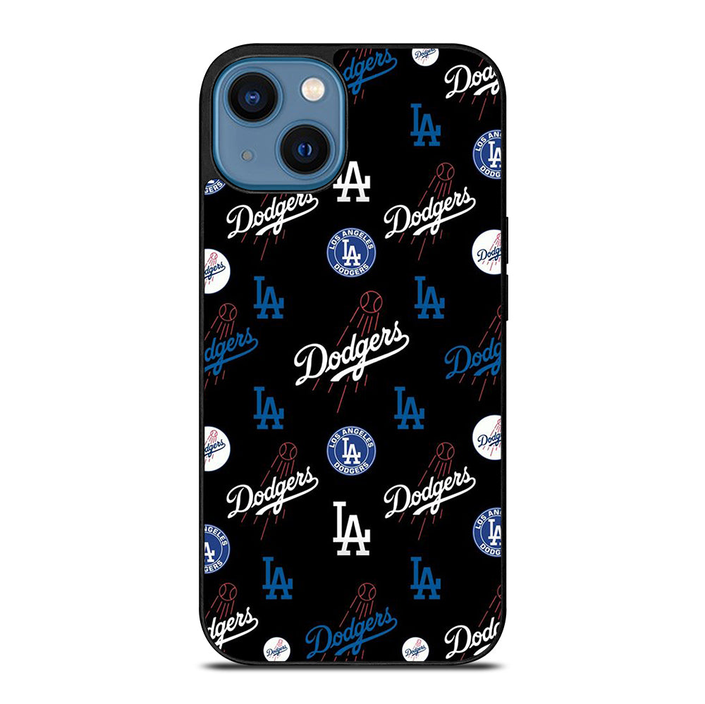 LA DODGERS PATTERN ICON iPhone 14 Case Cover