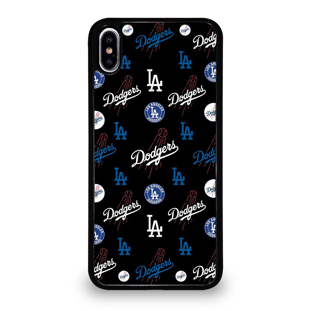 LA DODGERS PATTERN ICON iPhone XS Max Case Cover