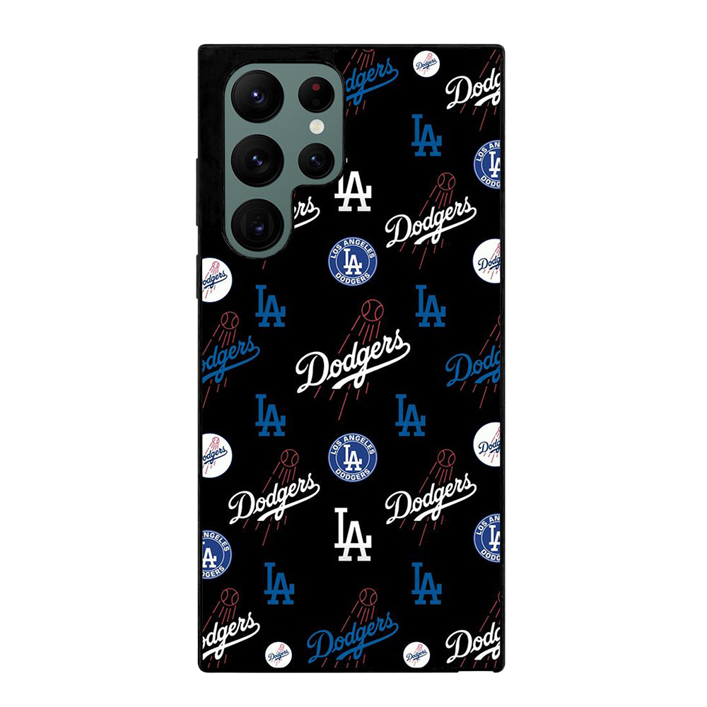 LA DODGERS PATTERN ICON Samsung Galaxy S22 Ultra Case Cover