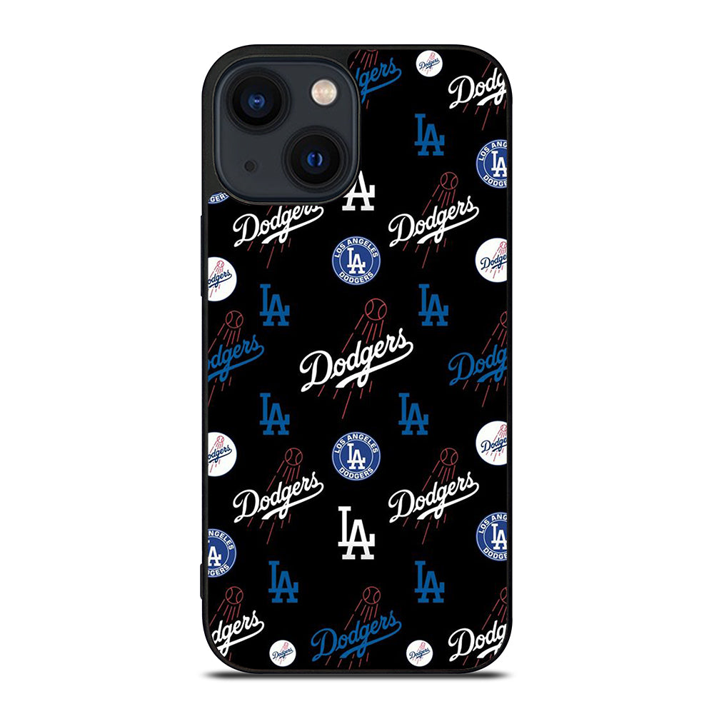 LA DODGERS PATTERN ICON iPhone 14 Plus Case Cover