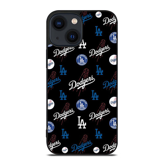 LA DODGERS PATTERN ICON iPhone 14 Plus Case Cover