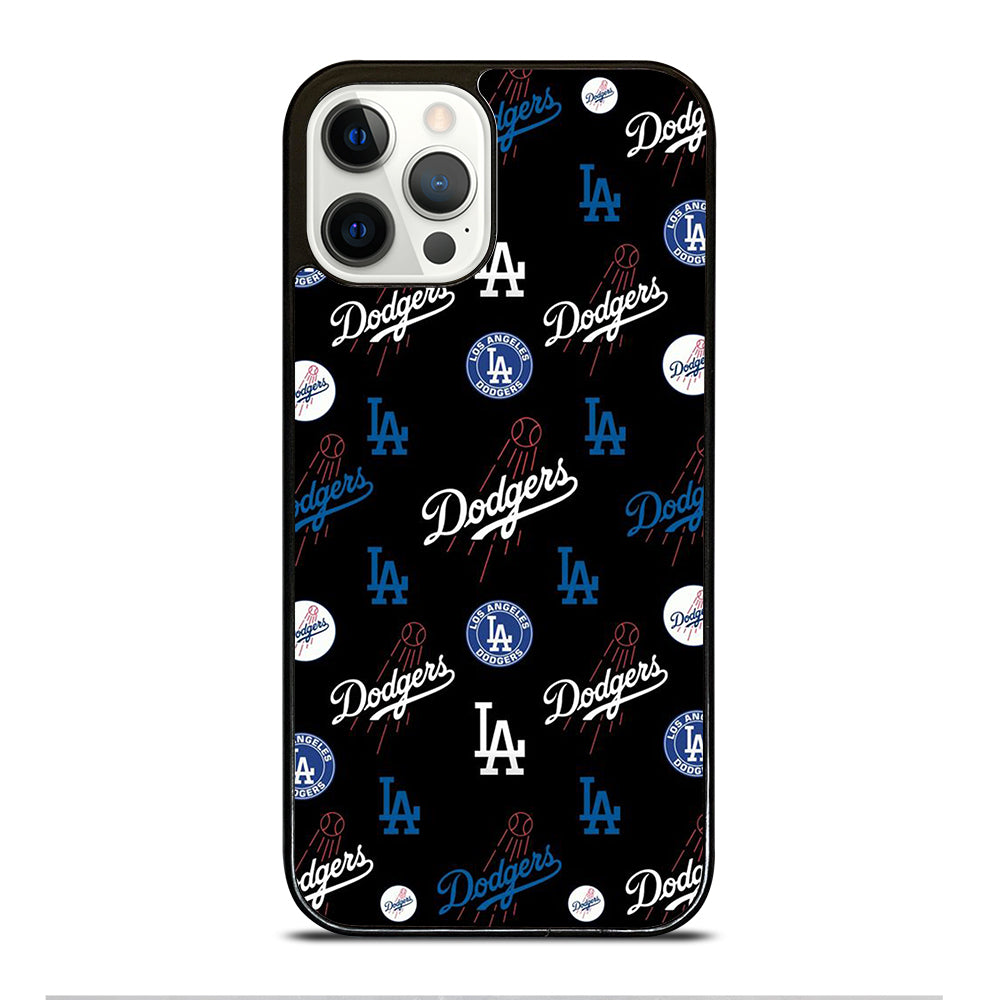 LA DODGERS PATTERN ICON iPhone 12 Pro Case Cover