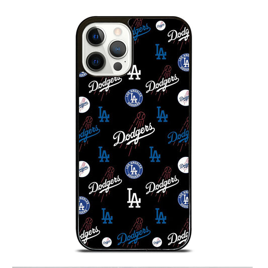 LA DODGERS PATTERN ICON iPhone 12 Pro Case Cover