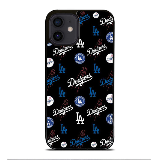 LA DODGERS PATTERN ICON iPhone 12 Mini Case Cover