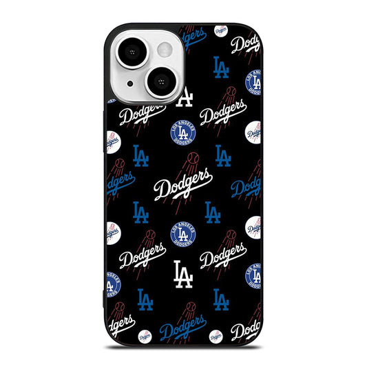 LA DODGERS PATTERN ICON iPhone 13 Mini Case Cover
