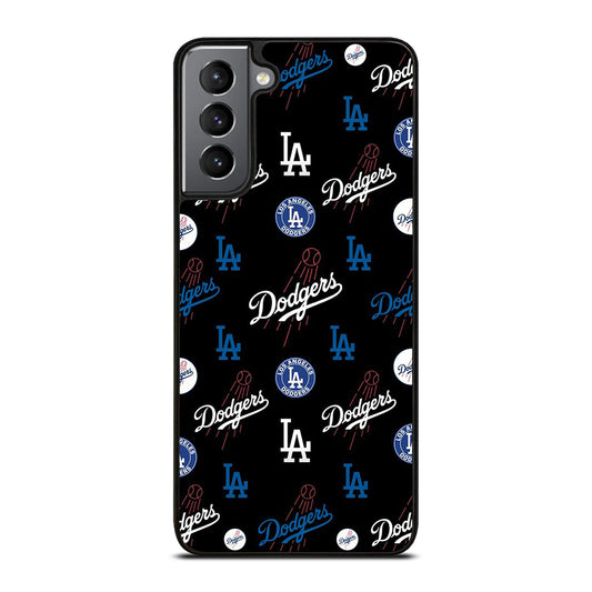 LA DODGERS PATTERN ICON Samsung Galaxy S21 Plus Case Cover