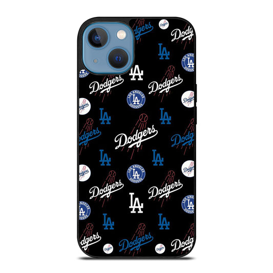 LA DODGERS PATTERN ICON iPhone 13 Case Cover