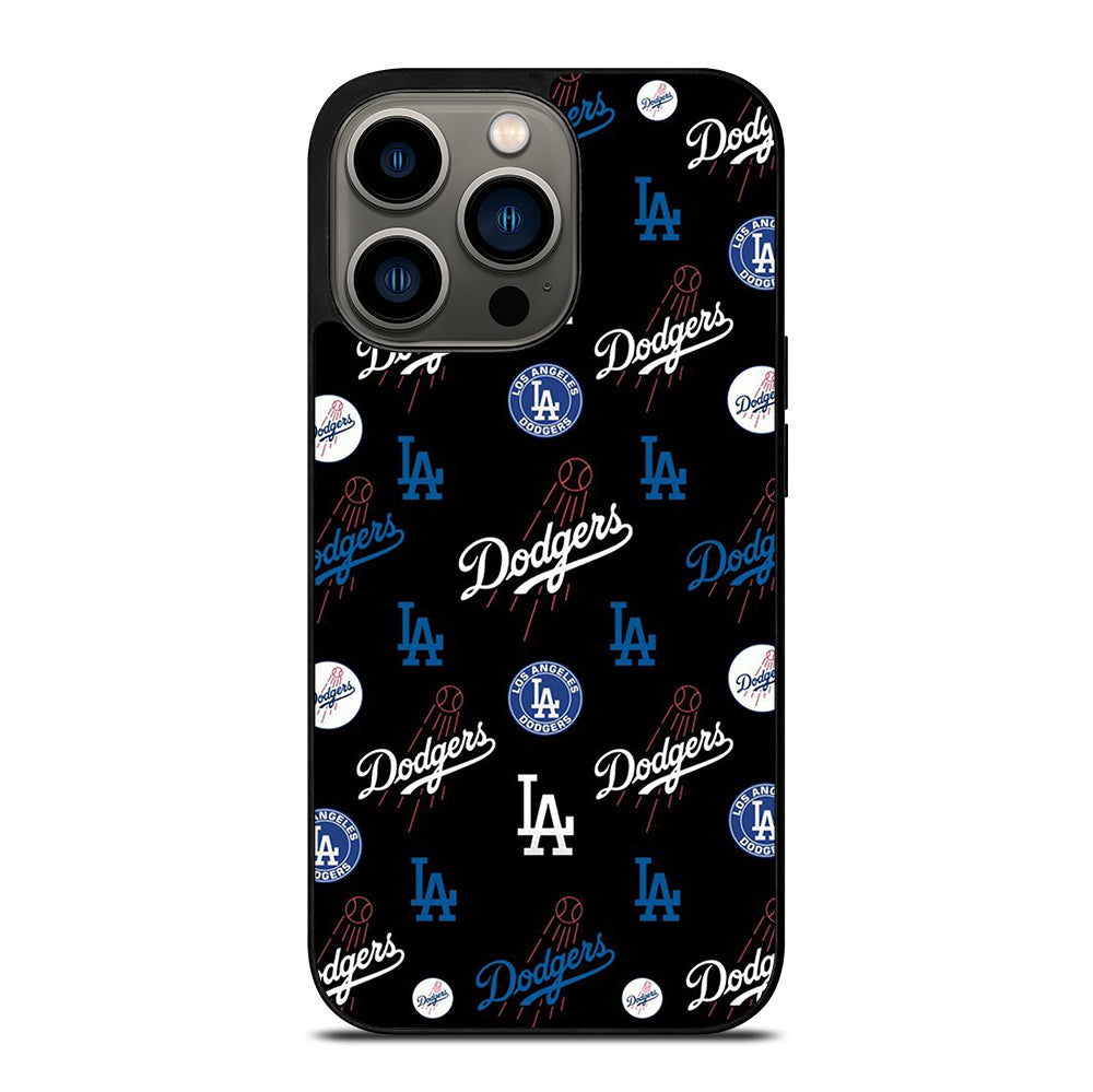 LA DODGERS PATTERN ICON iPhone 13 Pro Case Cover