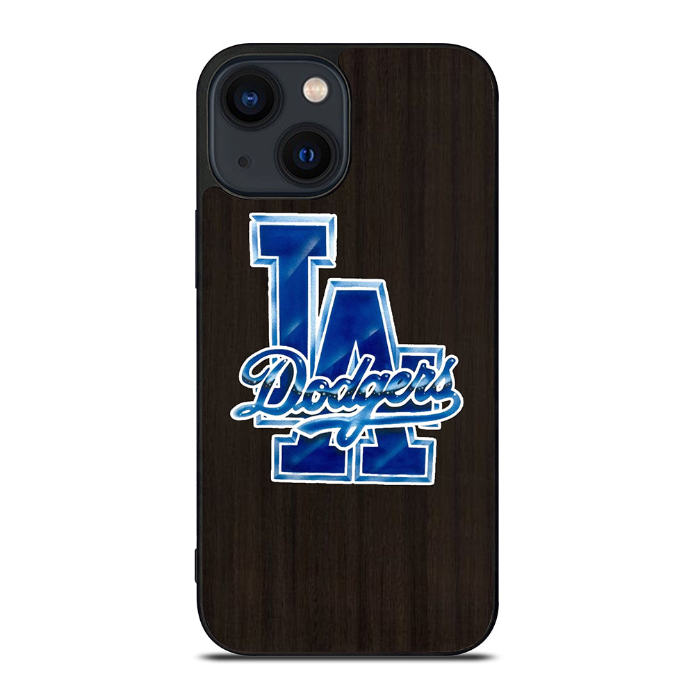 LA DODGERS WOODEN LOGO iPhone 14 Plus Case Cover