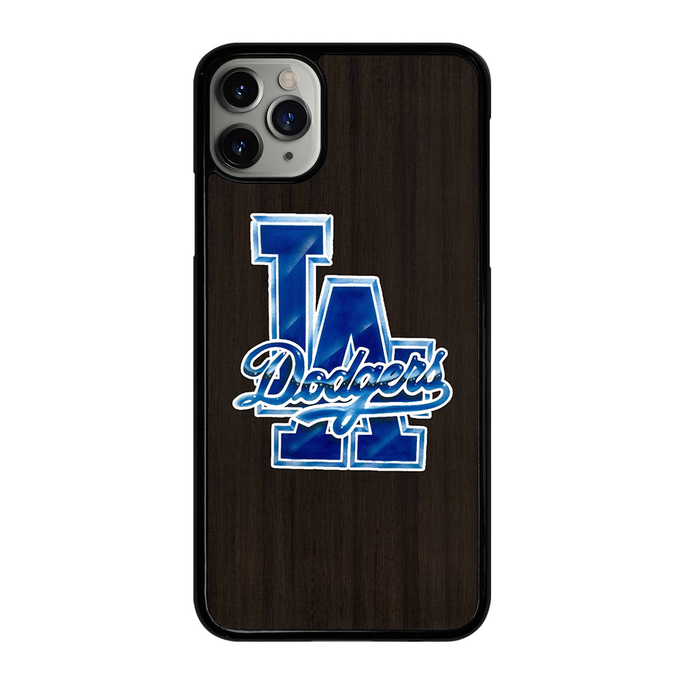 LA DODGERS WOODEN LOGO iPhone 11 Pro Max Case Cover