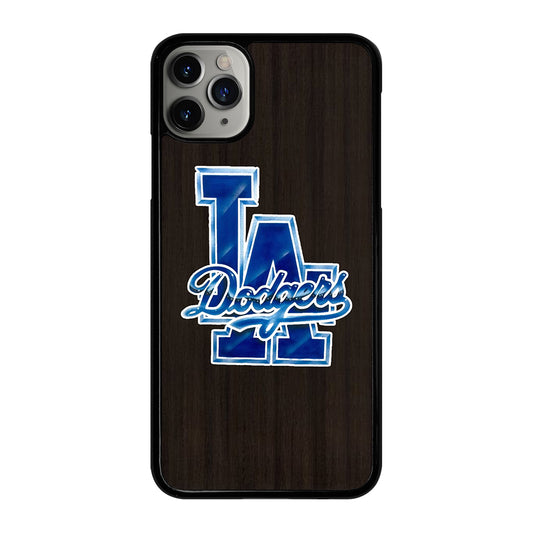 LA DODGERS WOODEN LOGO iPhone 11 Pro Max Case Cover