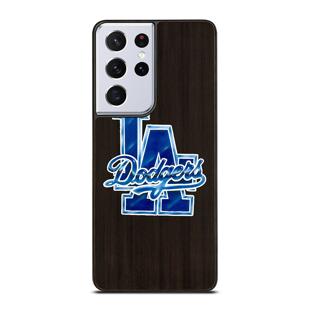LA DODGERS WOODEN LOGO Samsung Galaxy S21 Ultra Case Cover