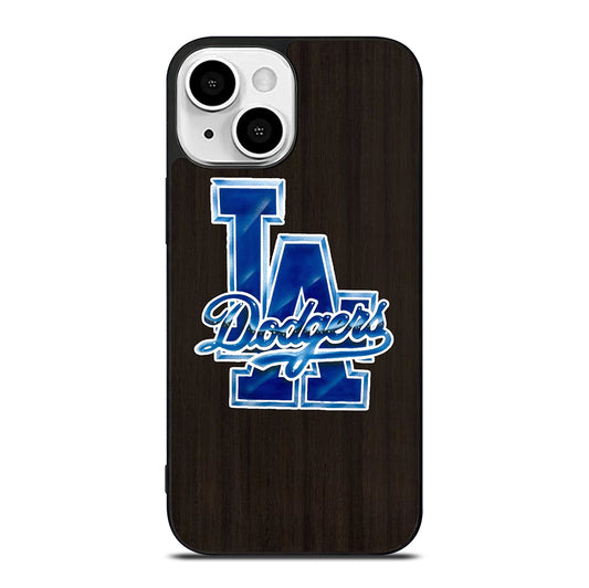 LA DODGERS WOODEN LOGO iPhone 13 Mini Case Cover