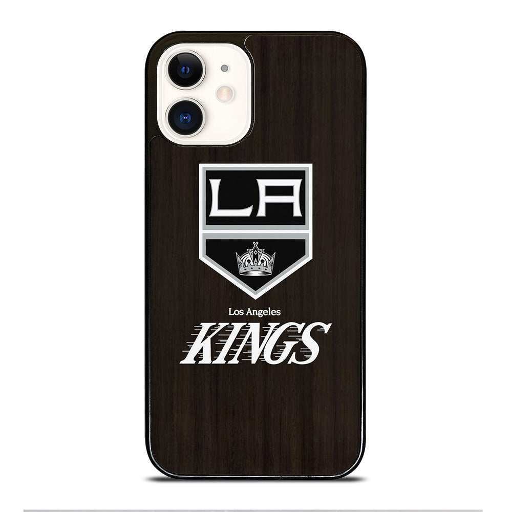 LA KINGS WOODEN iPhone 12 Case Cover