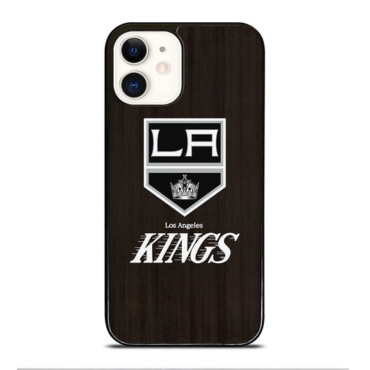LA KINGS WOODEN iPhone 12 Case Cover