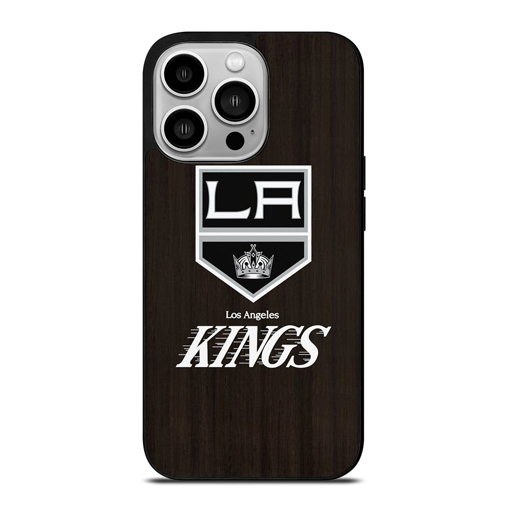LA KINGS WOODEN iPhone 14 Pro Case Cover