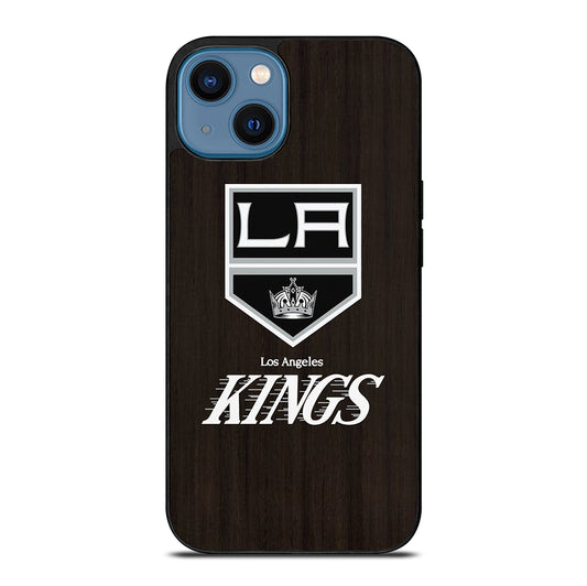 LA KINGS WOODEN iPhone 14 Case Cover