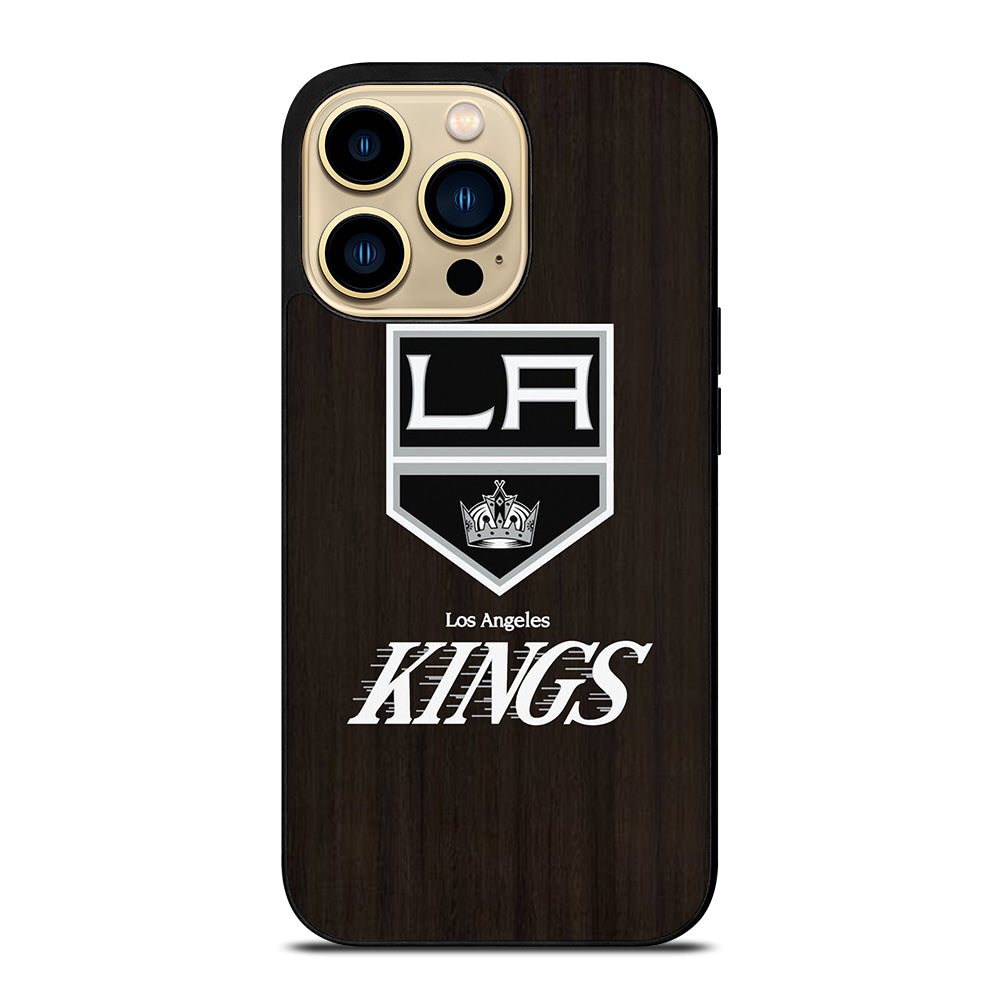 LA KINGS WOODEN iPhone 14 Pro Max Case Cover