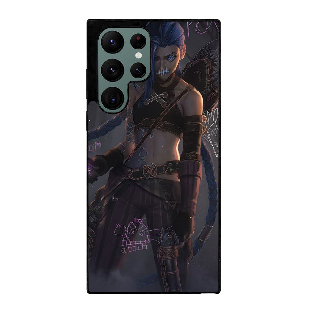 LEAGUE OF LEGENDS JINX ART Samsung Galaxy S22 Ultra Case Cover