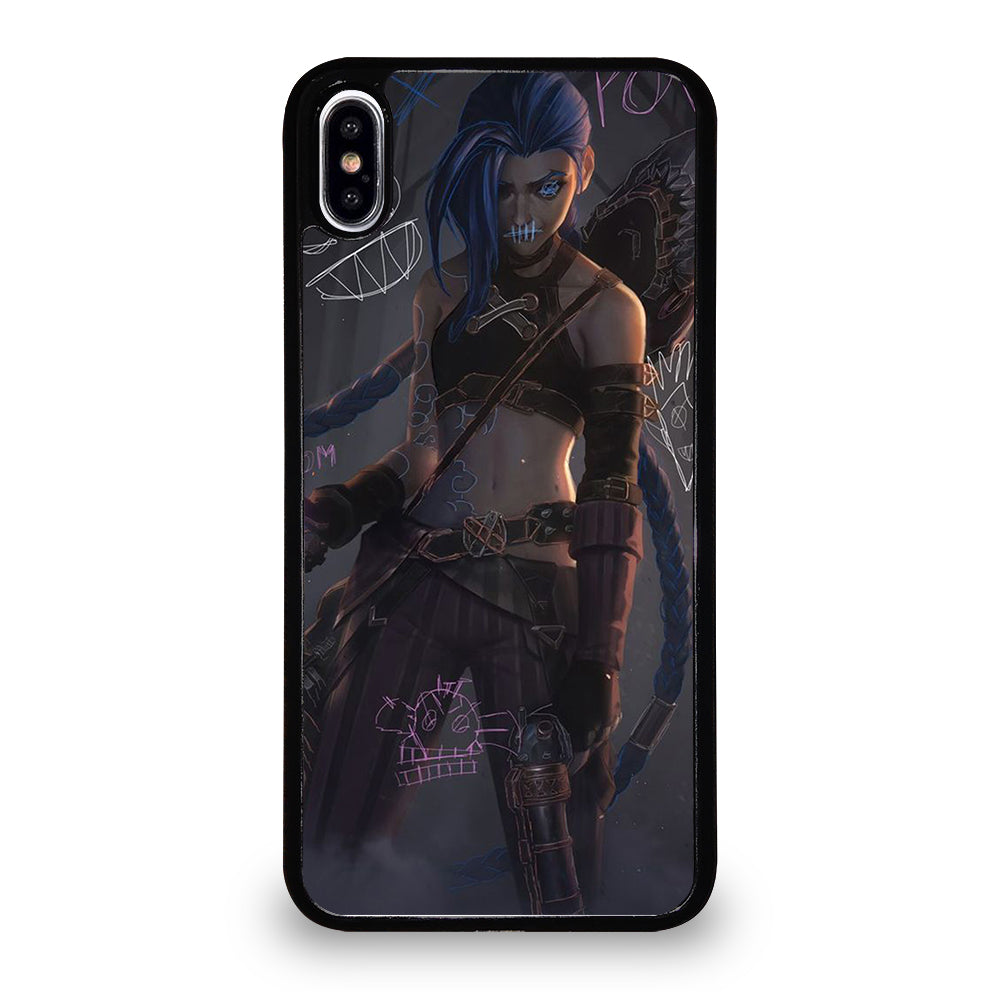 LEAGUE OF LEGENDS JINX ART iPhone XS Max Case Cover