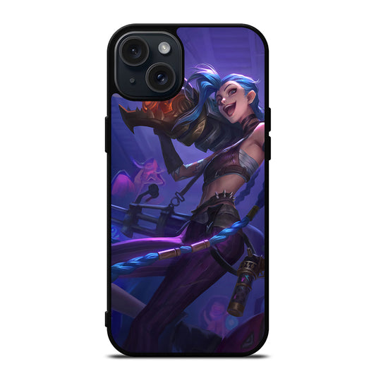 LEAGUE OF LEGENDS JINX GAME iPhone 15 Plus Case Cover