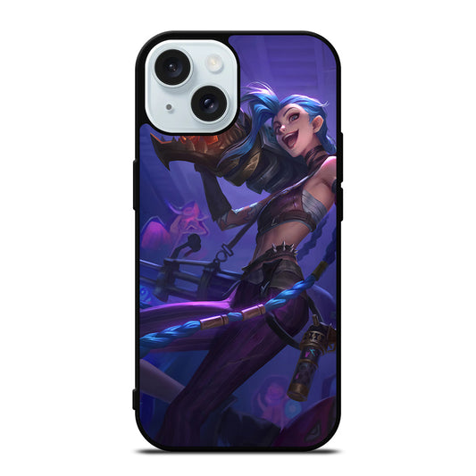 LEAGUE OF LEGENDS JINX GAME iPhone 15 Case Cover