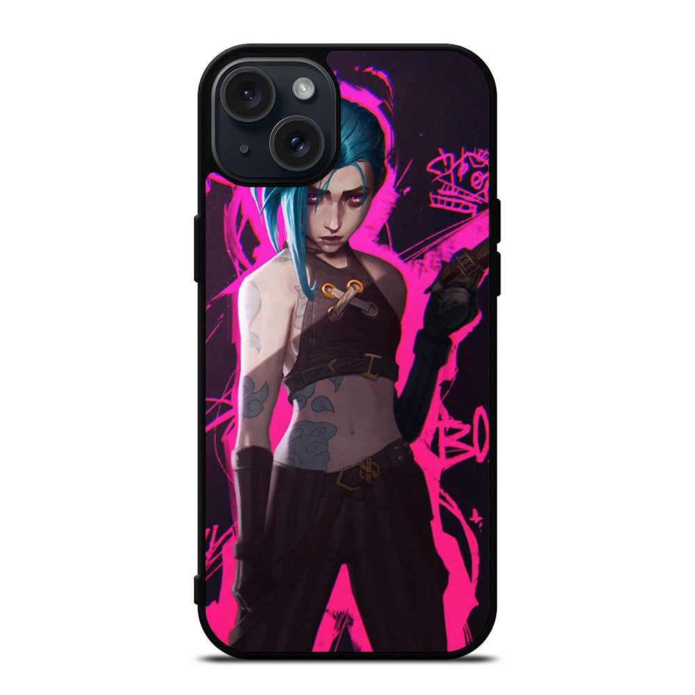 LEAGUE OF LEGENDS JINX POSE iPhone 15 Plus Case Cover