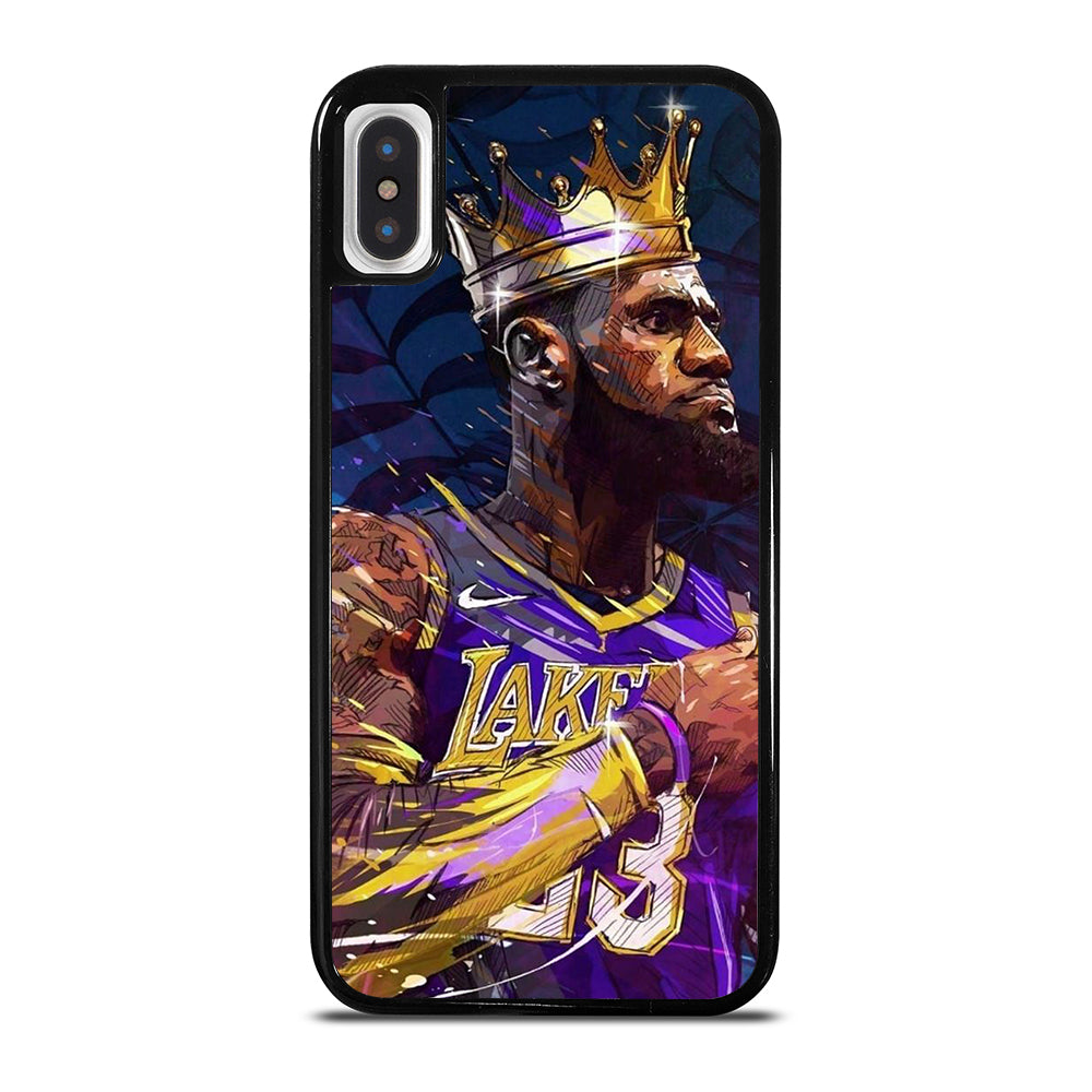 LEBRON JAMES KING ART iPhone X / XS Case Cover