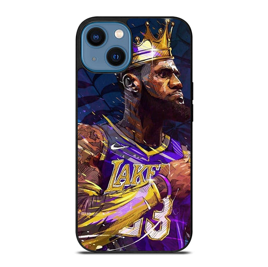 LEBRON JAMES KING ART iPhone 14 Case Cover