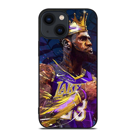 LEBRON JAMES KING ART iPhone 14 Plus Case Cover