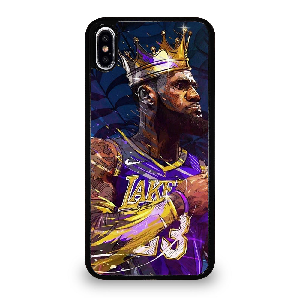 LEBRON JAMES KING ART iPhone XS Max Case Cover