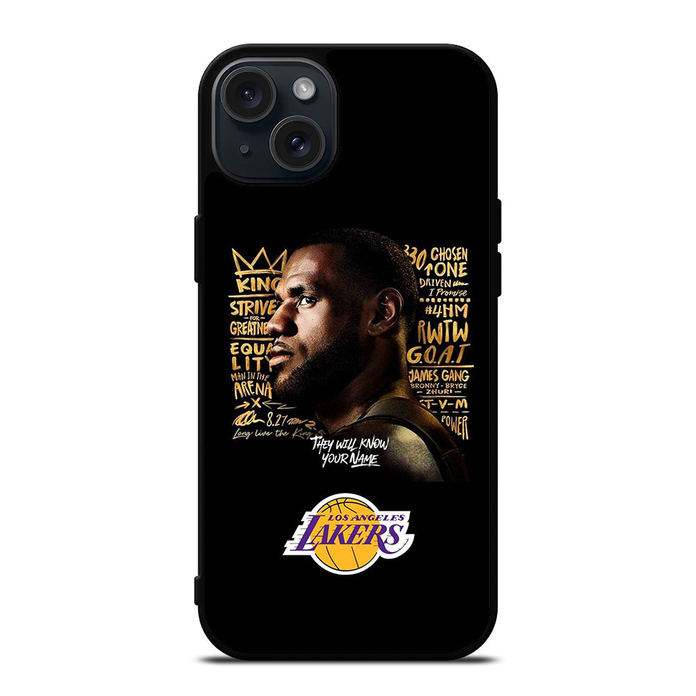 LEBRON JAMES QUOTE iPhone 15 Plus Case Cover