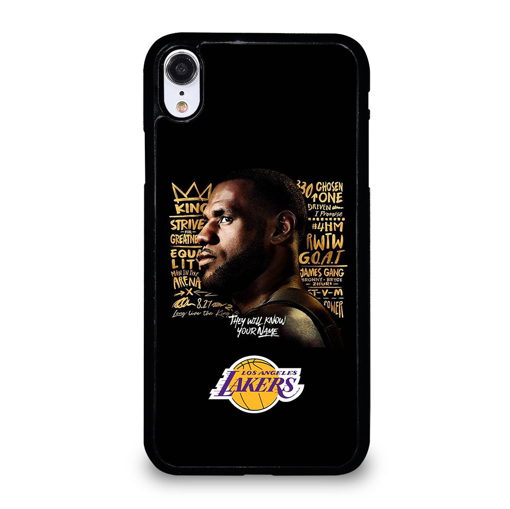 LEBRON JAMES QUOTE iPhone XR Case Cover