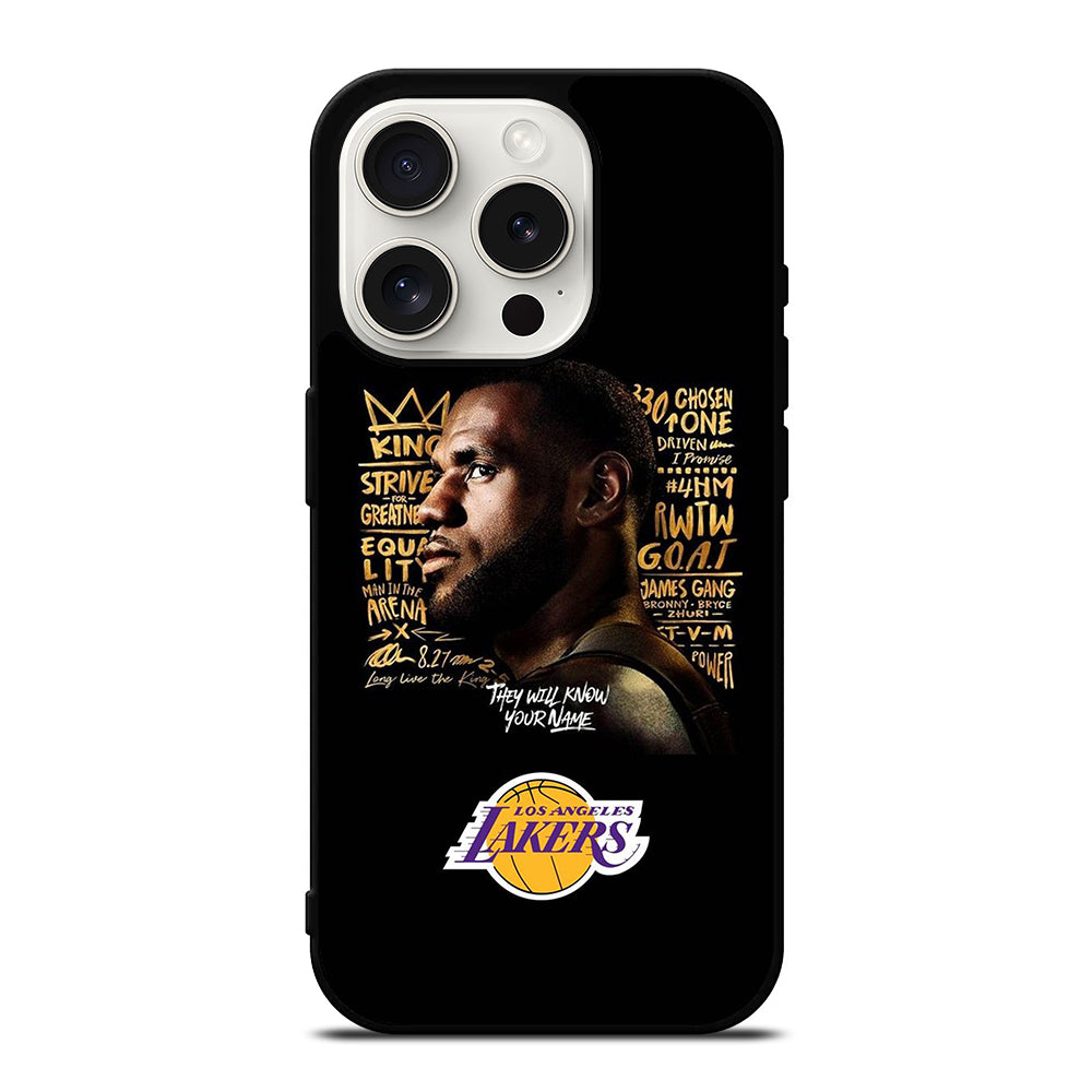 LEBRON JAMES QUOTE iPhone 15 Pro Case Cover