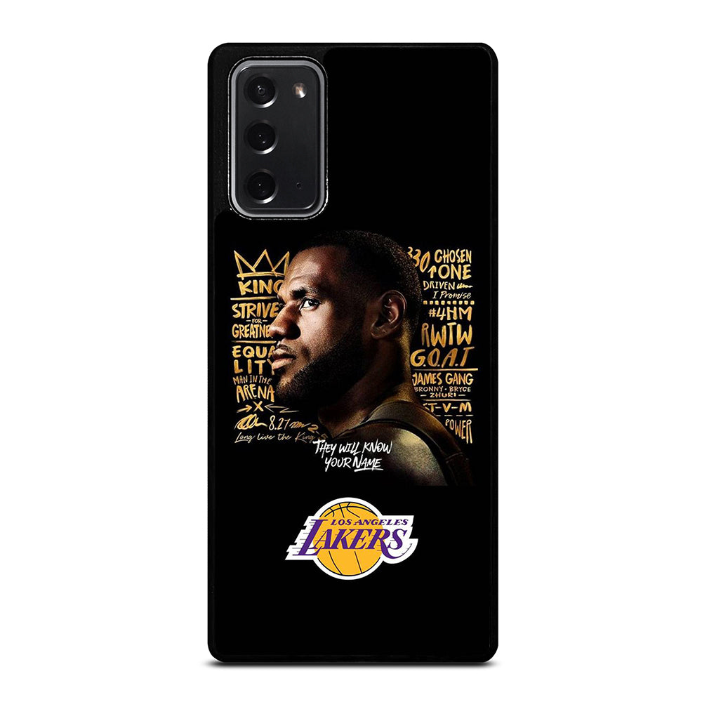 LEBRON JAMES QUOTE Samsung Galaxy Note 20 Case Cover