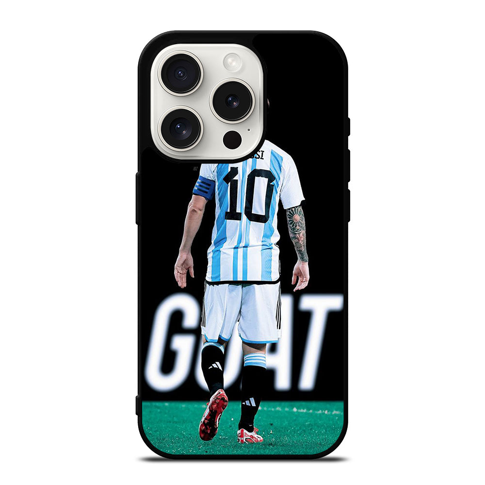 LEO MESSI 10 GOAT iPhone 15 Pro Case Cover