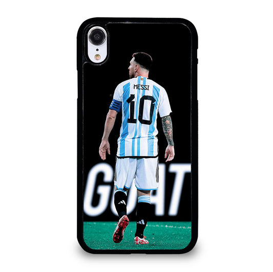 LEO MESSI 10 GOAT iPhone XR Case Cover