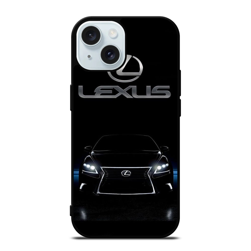 LEXUS CAR BLACK iPhone 15 Case Cover