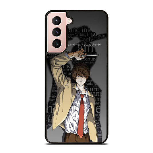 LIGHT YAGAMI DEATH NOTE ANIME 2 Samsung Galaxy S21 Case Cover
