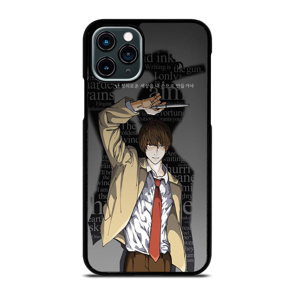LIGHT YAGAMI DEATH NOTE ANIME 2 iPhone 11 Pro Case Cover