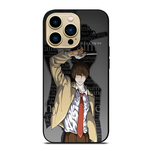 LIGHT YAGAMI DEATH NOTE ANIME 2 iPhone 14 Pro Max Case Cover
