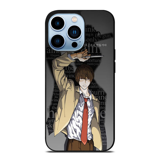 LIGHT YAGAMI DEATH NOTE ANIME 2 iPhone 13 Pro Max Case Cover