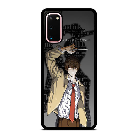 LIGHT YAGAMI DEATH NOTE ANIME 2 Samsung Galaxy S20 Case Cover