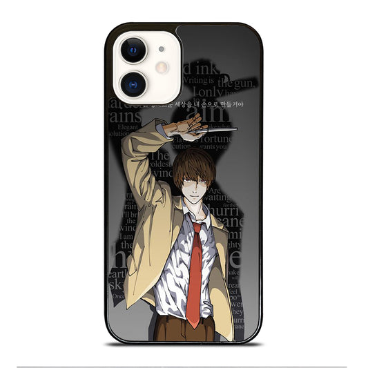 LIGHT YAGAMI DEATH NOTE ANIME 2 iPhone 12 Case Cover