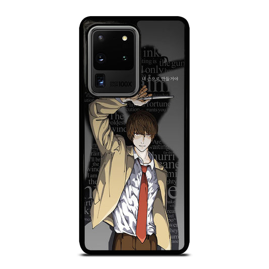 LIGHT YAGAMI DEATH NOTE ANIME 2 Samsung Galaxy S20 Ultra Case Cover